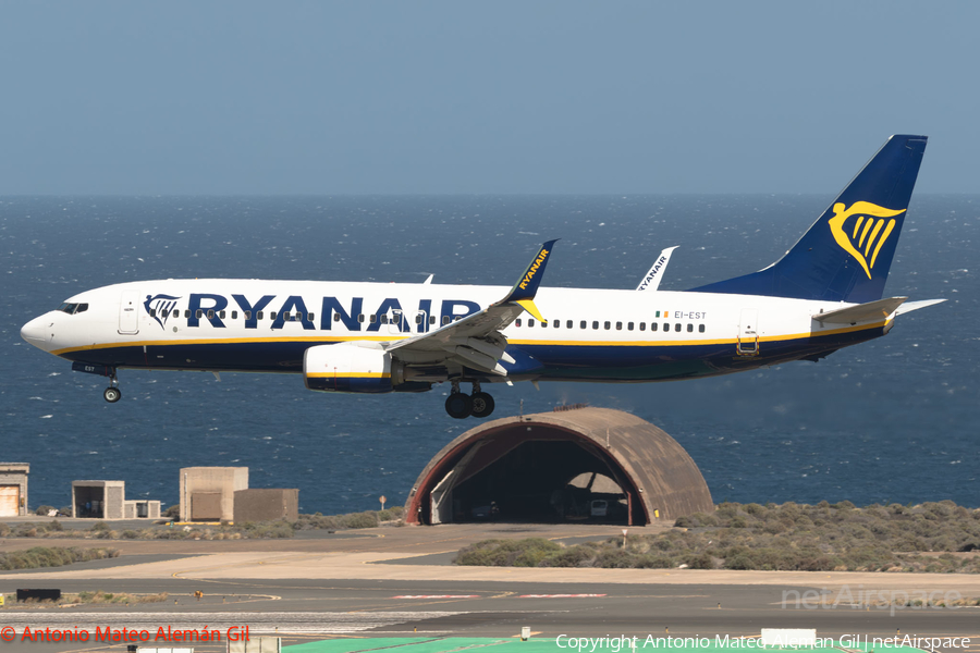 Ryanair Boeing 737-8AS (EI-EST) | Photo 676297