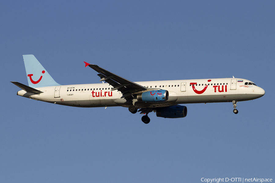 Metrojet (Kolavia) Airbus A321-231 (EI-ETK) | Photo 390790