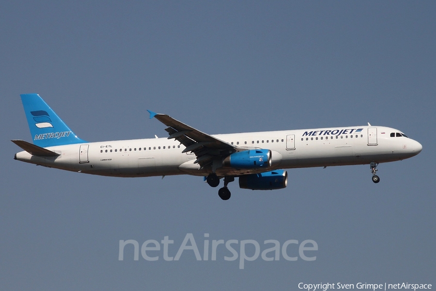 Metrojet (Kolavia) Airbus A321-231 (EI-ETL) | Photo 84359