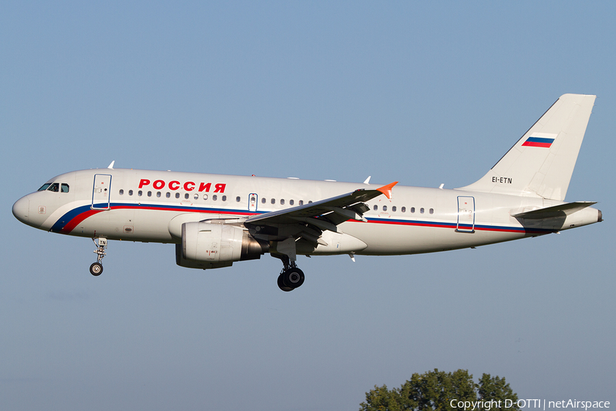 Rossiya - Russian Airlines Airbus A319-111 (EI-ETN) | Photo 516906