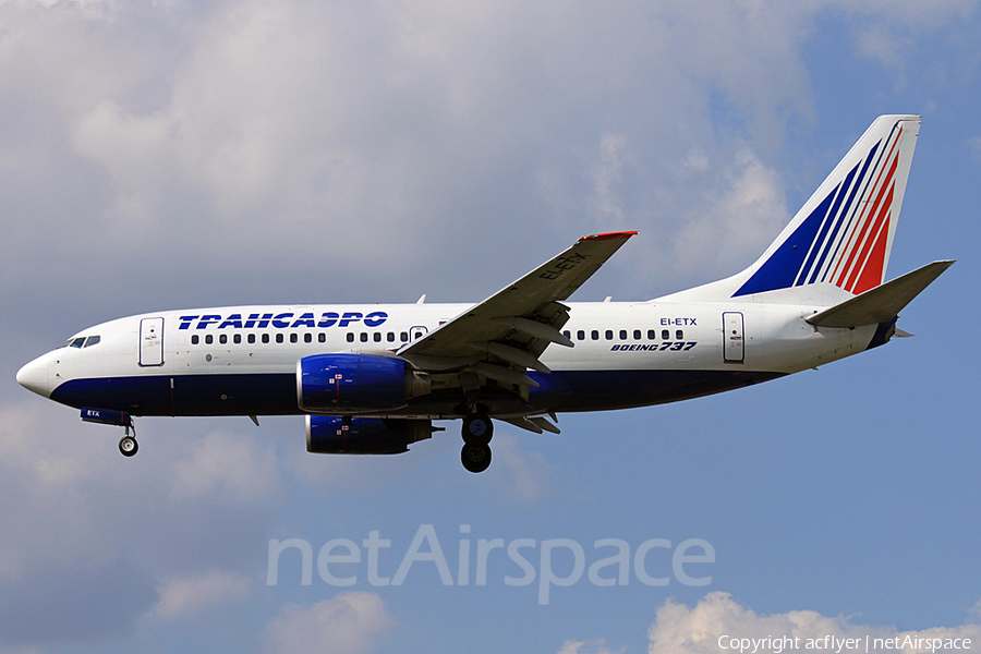 Transaero Airlines Boeing 737-7Q8 (EI-ETX) | Photo 244978
