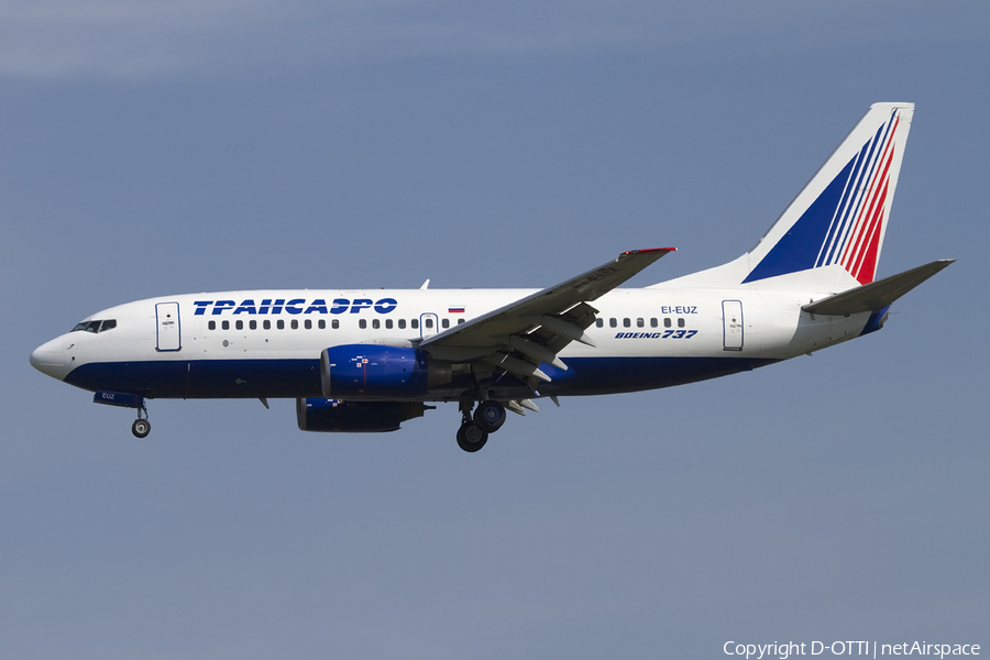 Transaero Airlines Boeing 737-7Q8 (EI-EUZ) | Photo 405763