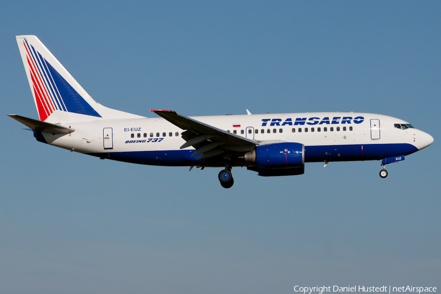 Transaero Airlines Boeing 737-7Q8 (EI-EUZ) | Photo 410223