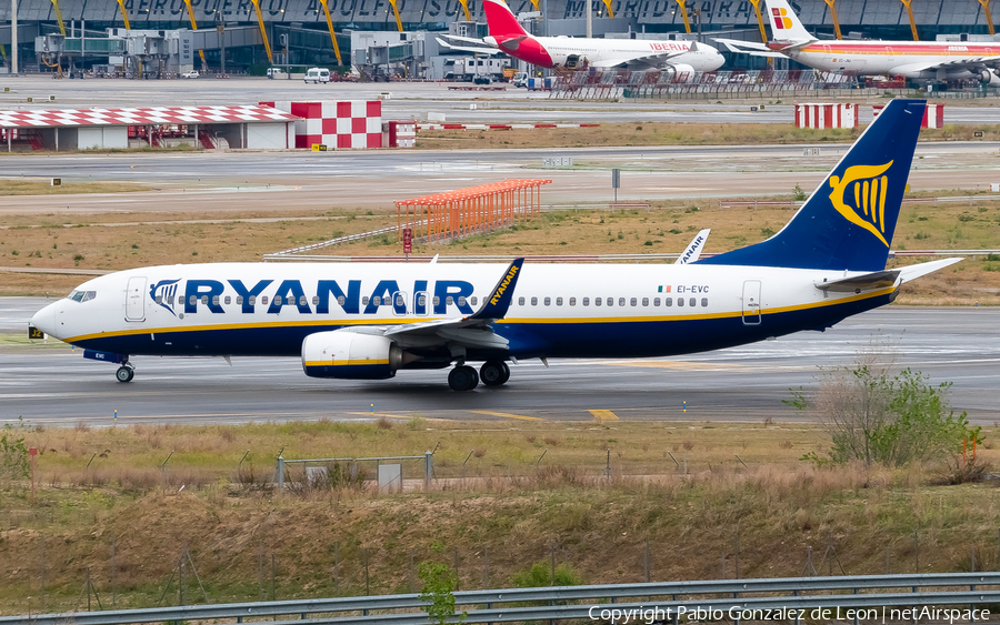Ryanair Boeing 737-8AS (EI-EVC) | Photo 336256