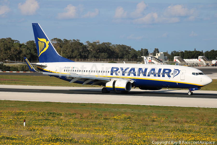 Ryanair Boeing 737-8AS (EI-EVC) | Photo 216254