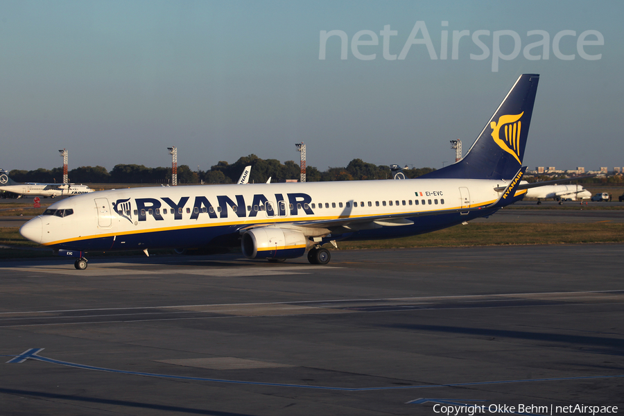 Ryanair Boeing 737-8AS (EI-EVC) | Photo 269008