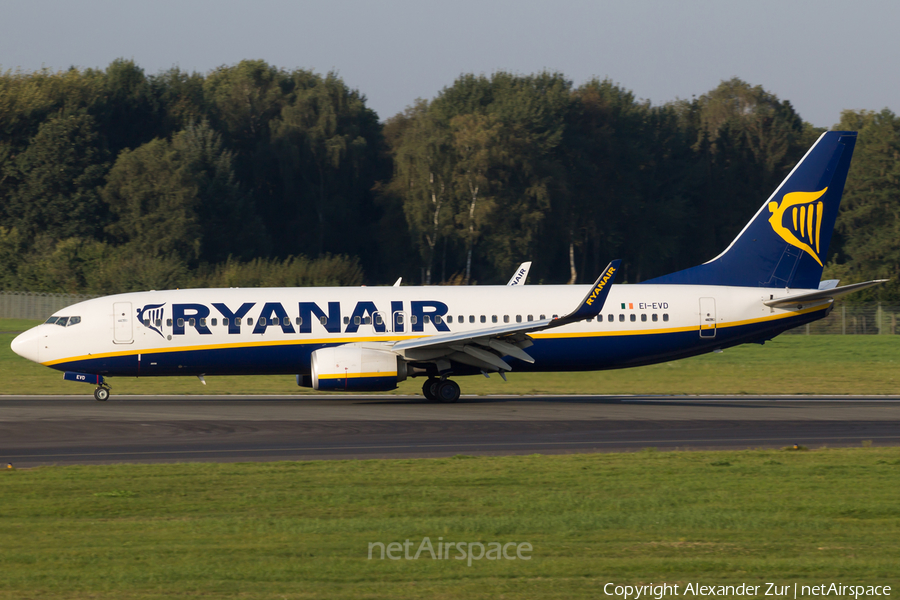 Ryanair Boeing 737-8AS (EI-EVD) | Photo 127979