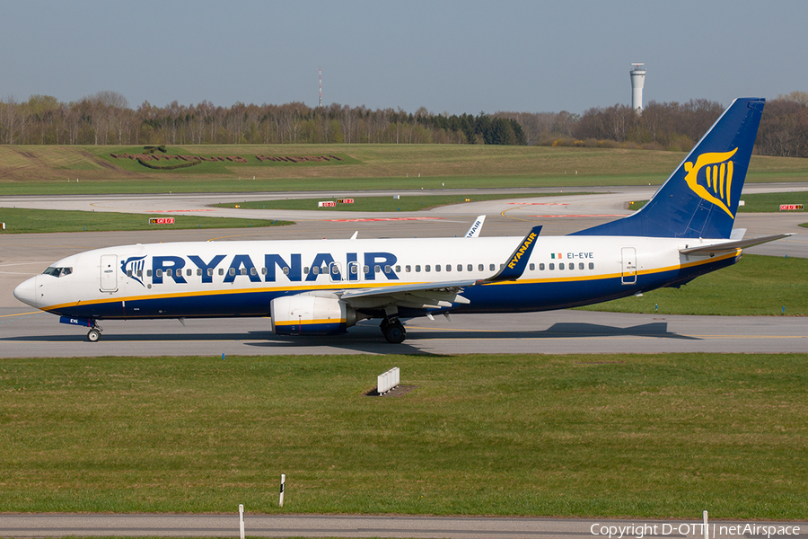 Ryanair Boeing 737-8AS (EI-EVE) | Photo 238704