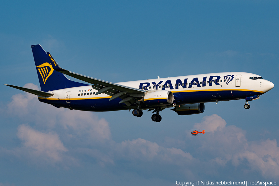 Ryanair Boeing 737-8AS (EI-EVE) | Photo 452095