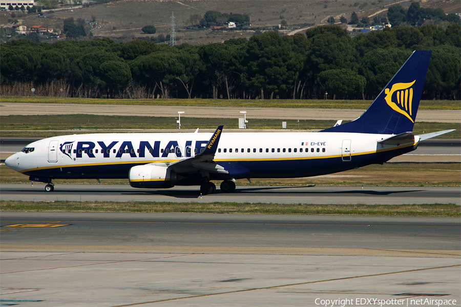 Ryanair Boeing 737-8AS (EI-EVE) | Photo 310456