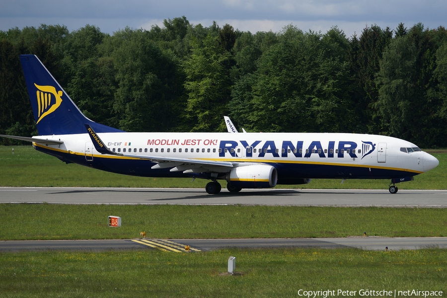 Ryanair Boeing 737-8AS (EI-EVF) | Photo 108507