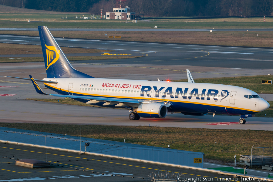Ryanair Boeing 737-8AS (EI-EVF) | Photo 211272