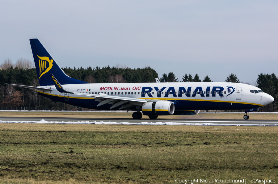 Ryanair Boeing 737-8AS (EI-EVF) | Photo 232977