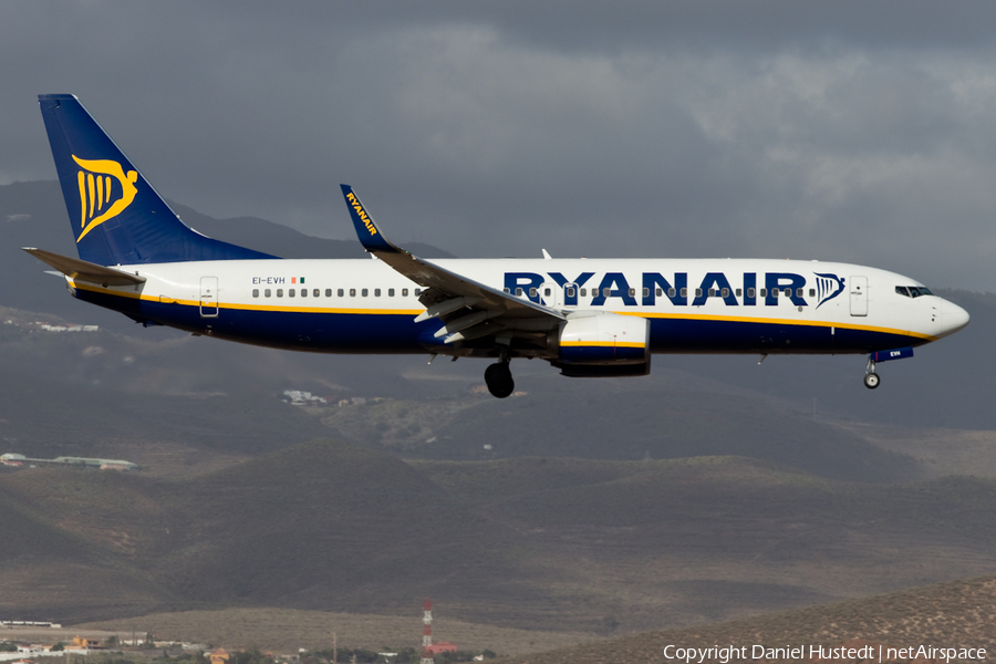 Ryanair Boeing 737-8AS (EI-EVH) | Photo 443482