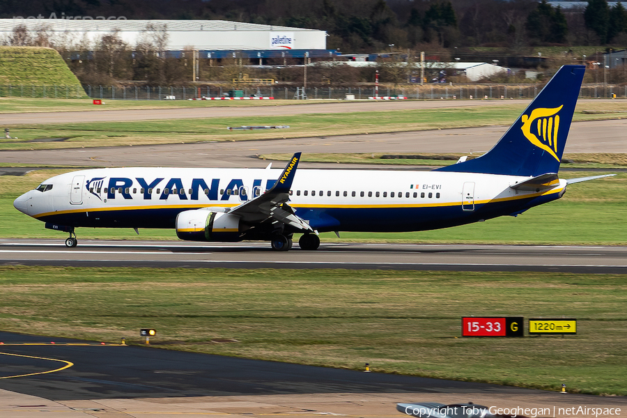 Ryanair Boeing 737-8AS (EI-EVI) | Photo 408572