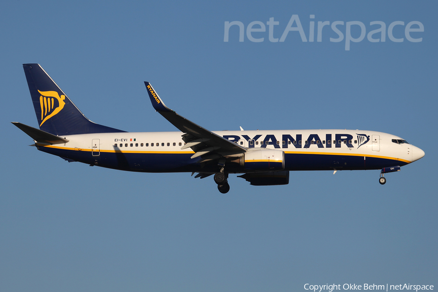 Ryanair Boeing 737-8AS (EI-EVI) | Photo 220907