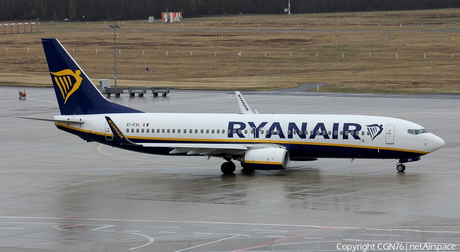 Ryanair Boeing 737-8AS (EI-EVL) | Photo 499013