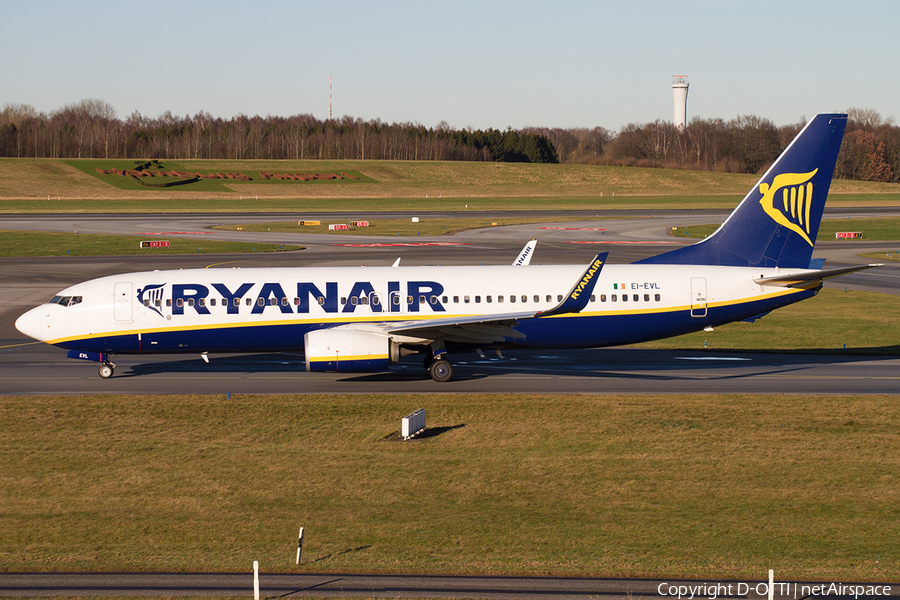 Ryanair Boeing 737-8AS (EI-EVL) | Photo 209415