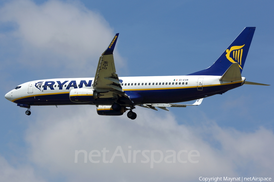 Ryanair Boeing 737-8AS (EI-EVM) | Photo 193113