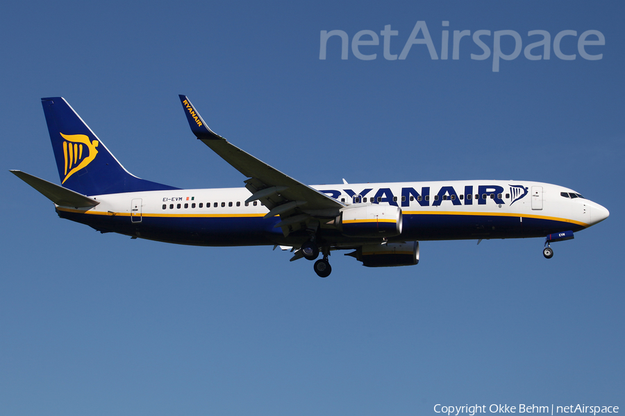 Ryanair Boeing 737-8AS (EI-EVM) | Photo 177057