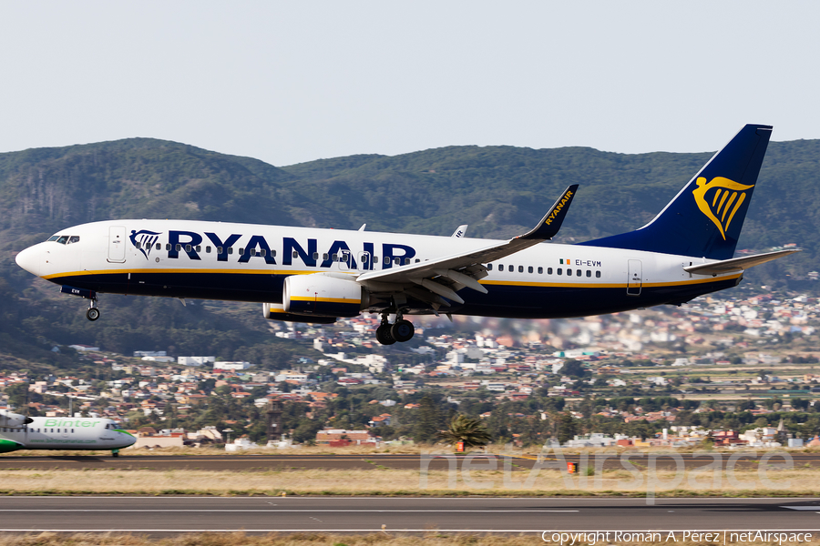 Ryanair Boeing 737-8AS (EI-EVM) | Photo 456231