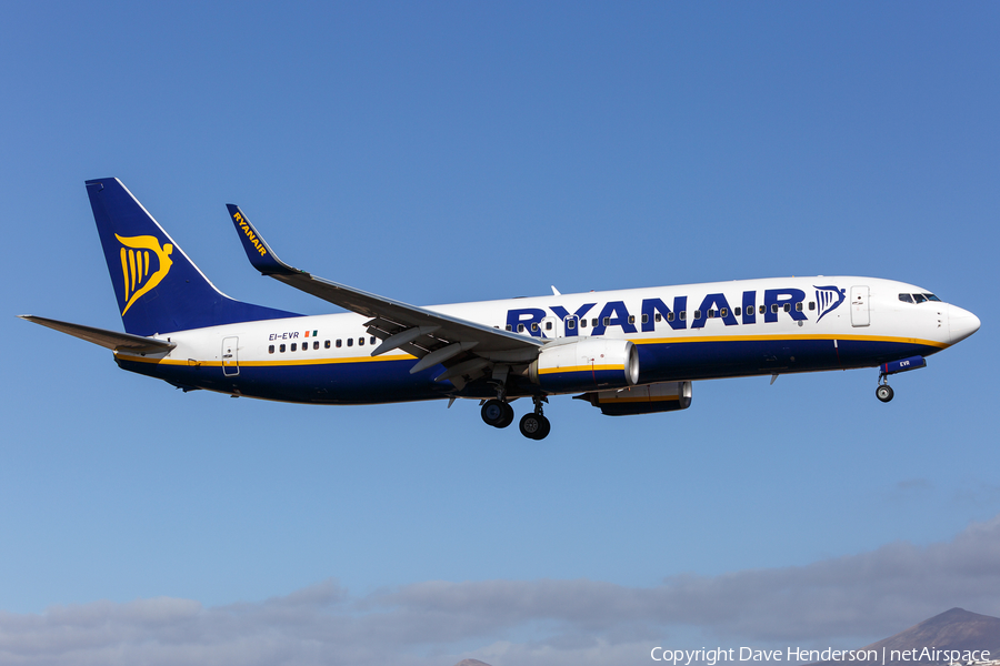 Ryanair Boeing 737-8AS (EI-EVR) | Photo 188651