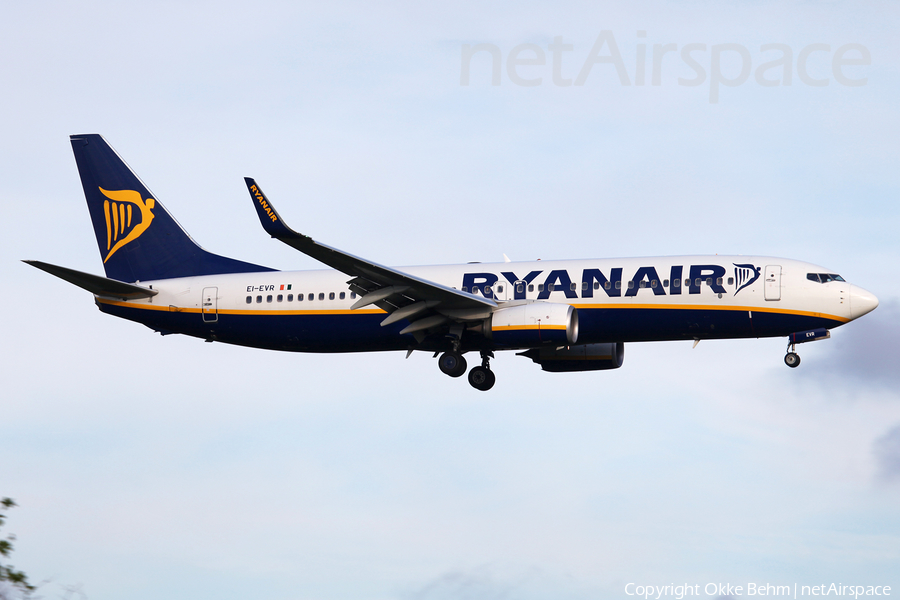 Ryanair Boeing 737-8AS (EI-EVR) | Photo 164666