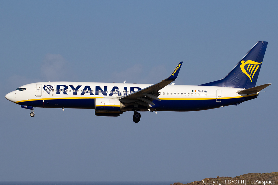 Ryanair Boeing 737-8AS (EI-EVR) | Photo 575460