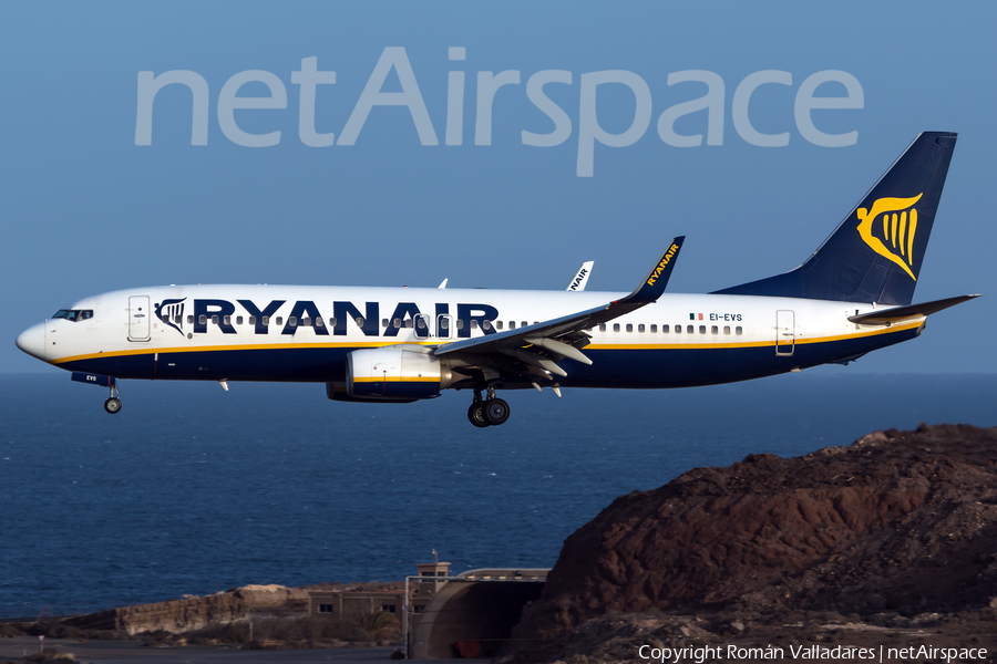 Ryanair Boeing 737-8AS (EI-EVS) | Photo 350780