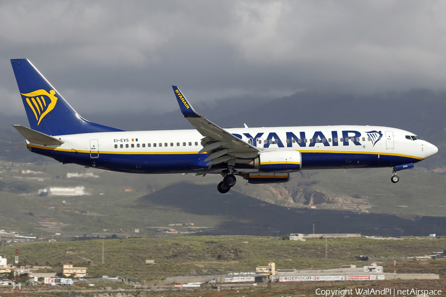 Ryanair Boeing 737-8AS (EI-EVS) | Photo 554225