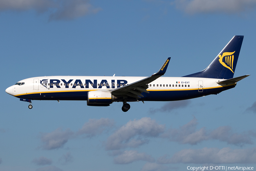 Ryanair Boeing 737-8AS (EI-EVT) | Photo 150496