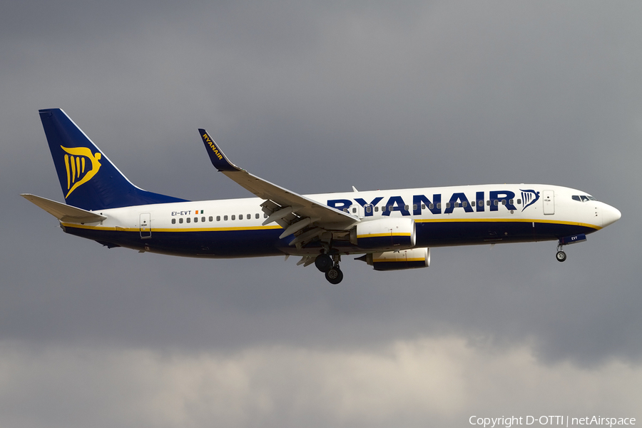 Ryanair Boeing 737-8AS (EI-EVT) | Photo 415996