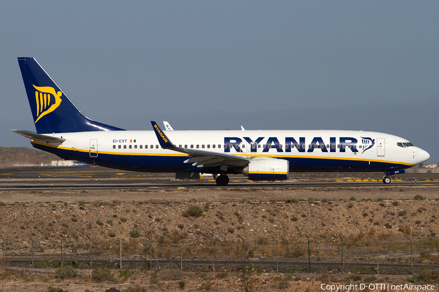 Ryanair Boeing 737-8AS (EI-EVT) | Photo 479610