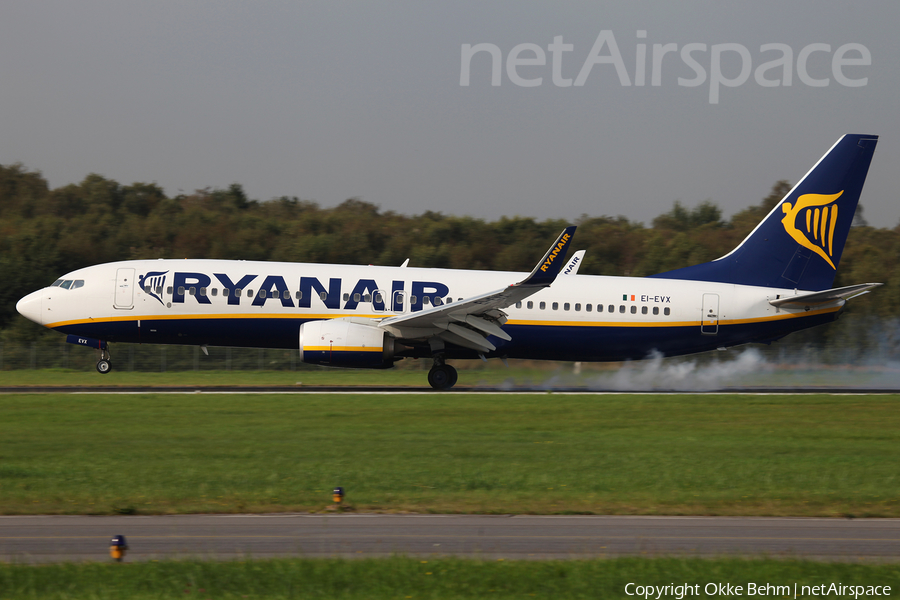 Ryanair Boeing 737-8AS (EI-EVX) | Photo 126185