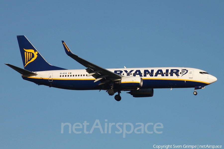 Ryanair Boeing 737-8AS (EI-EVX) | Photo 79530