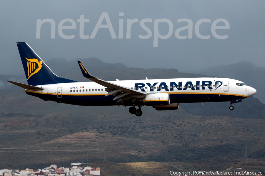 Ryanair Boeing 737-8AS (EI-EVX) | Photo 341672