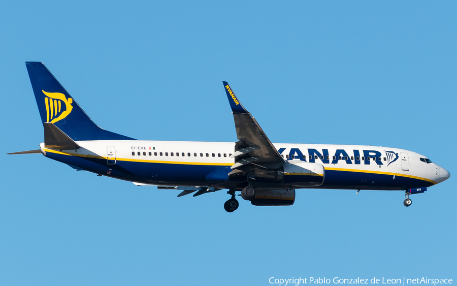 Ryanair Boeing 737-8AS (EI-EVX) | Photo 336263