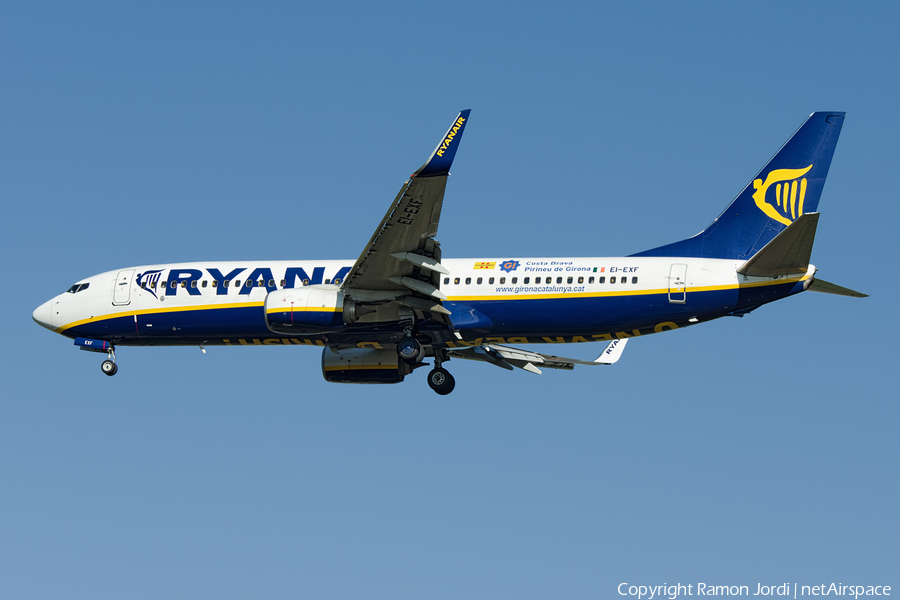 Ryanair Boeing 737-8AS (EI-EXF) | Photo 145379