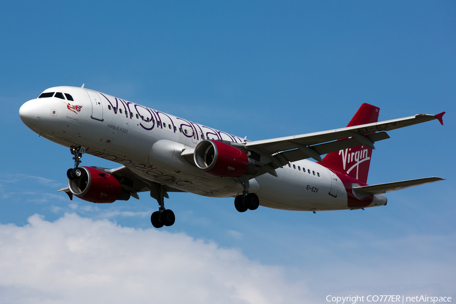 Virgin Atlantic Airways Airbus A320-214 (EI-EZV) | Photo 54426