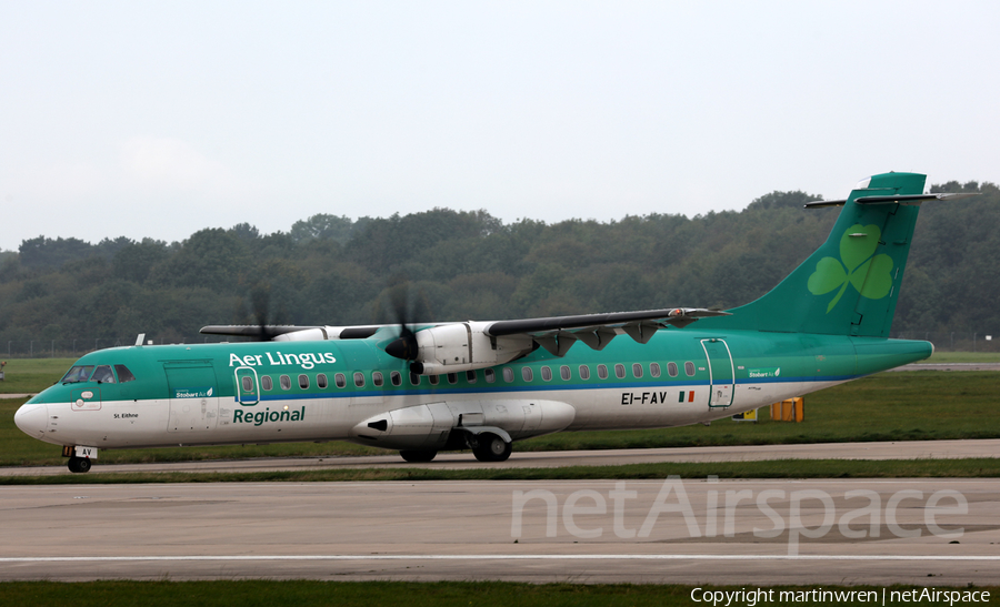 Aer Lingus Regional (Stobart Air) ATR 72-600 (EI-FAV) | Photo 349725