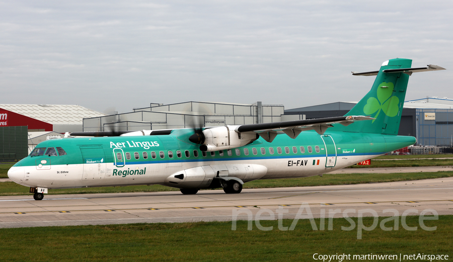 Aer Lingus Regional (Stobart Air) ATR 72-600 (EI-FAV) | Photo 350148