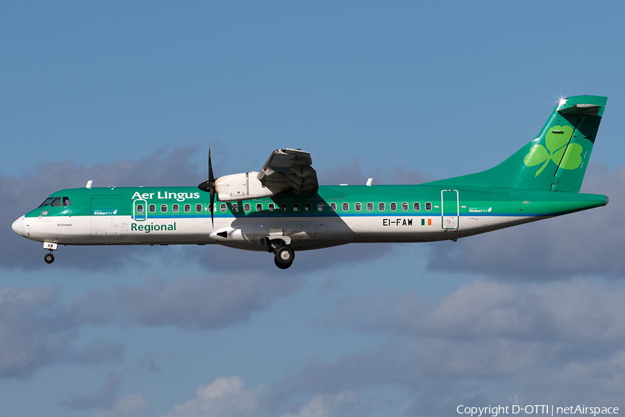 Aer Lingus Regional (Stobart Air) ATR 72-600 (EI-FAW) | Photo 150503