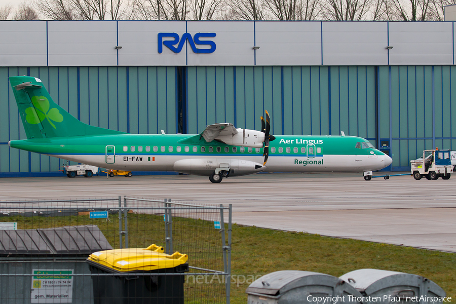 Aer Lingus Regional (Stobart Air) ATR 72-600 (EI-FAW) | Photo 92756