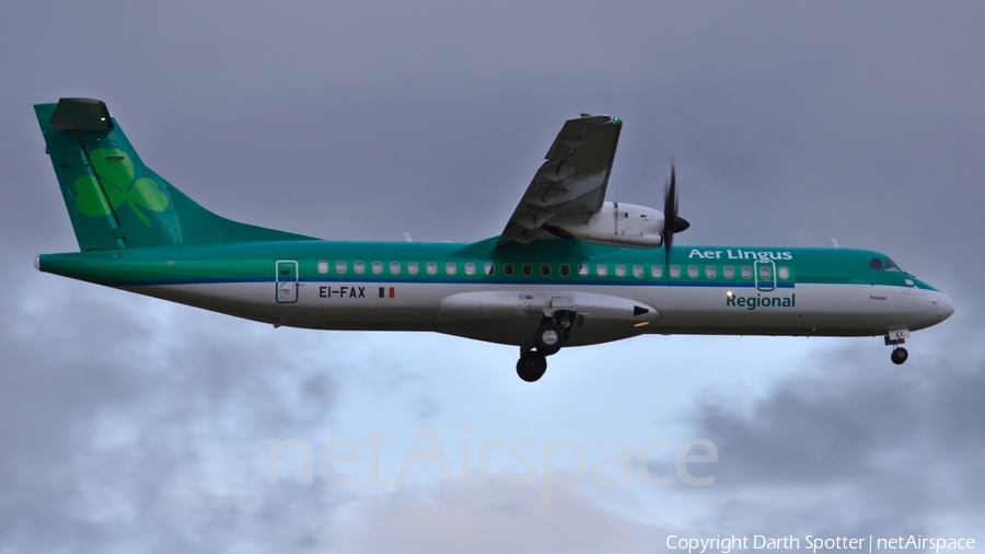 Aer Lingus Regional (Stobart Air) ATR 72-600 (EI-FAX) | Photo 215193