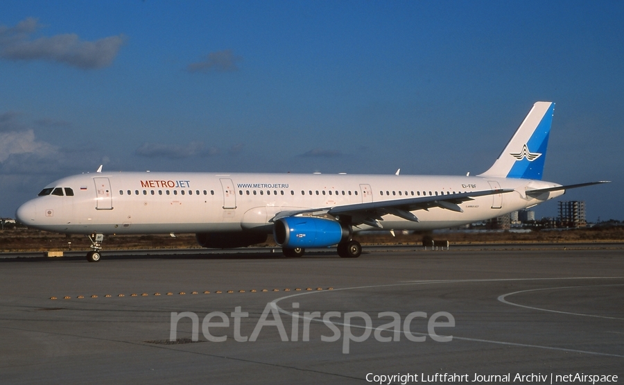 Metrojet (Kolavia) Airbus A321-231 (EI-FBF) | Photo 421316