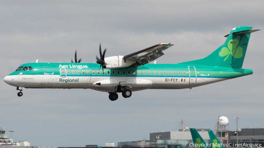 Aer Lingus Regional (Stobart Air) ATR 72-600 (EI-FCY) | Photo 382686