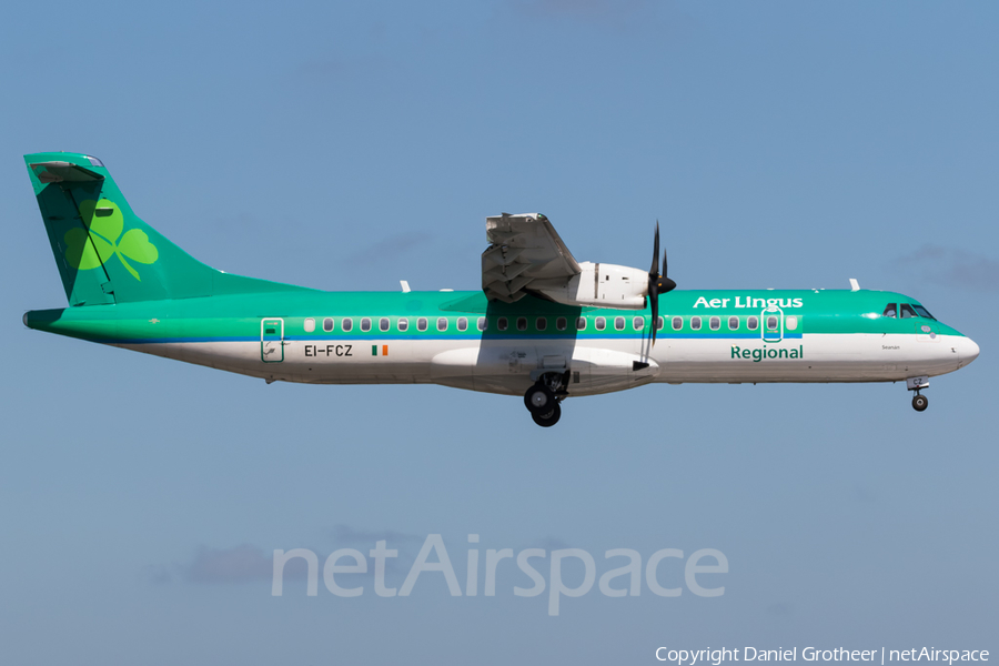 Aer Lingus Regional (Stobart Air) ATR 72-600 (EI-FCZ) | Photo 165339