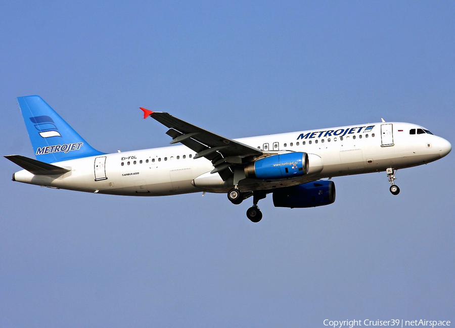 Metrojet (Kolavia) Airbus A320-232 (EI-FDL) | Photo 89291