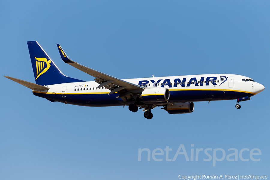 Ryanair Boeing 737-8AS (EI-FEH) | Photo 282925