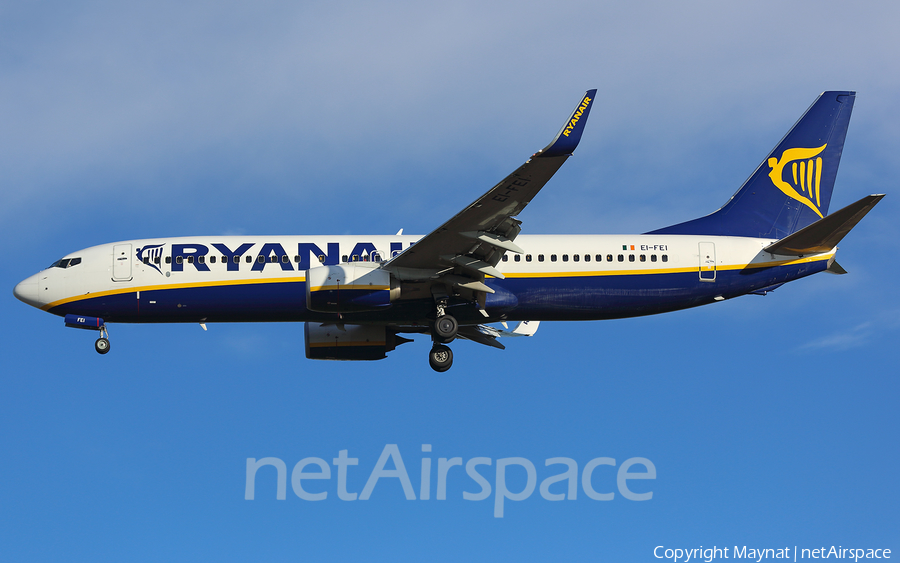 Ryanair Boeing 737-8AS (EI-FEI) | Photo 302858